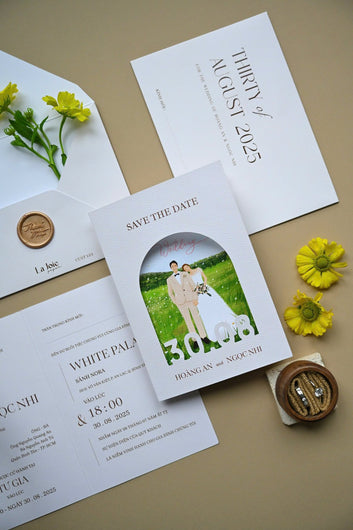 love gate wedding card