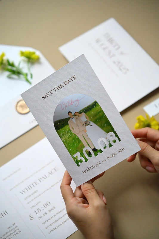 love gate wedding card