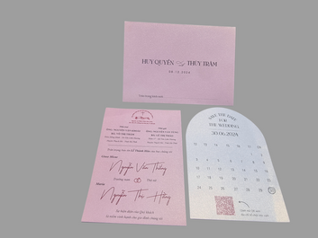 🌸PINK COUPLE wedding invitation🌸