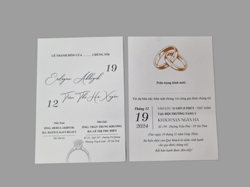 💍wedding invitation LOVE RING💍