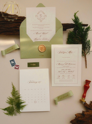 Eucalyptus Dawn Invitation